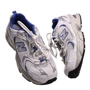 New Balance 530 Running Shoes Style MR530EA in White Blue Oasis